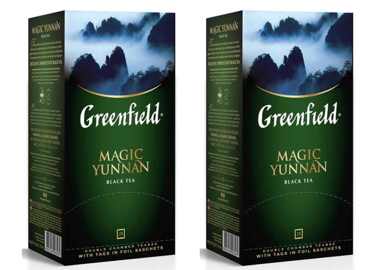 

Чай черный Greenfield Magic Yunnan, 25 пакетиков по 2 г, 2 шт