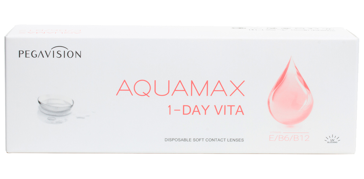 

PegaVision Aquamax 1 day Vita (30 линз) -5.25 R 8.6, aquamax1Dvita(30)-5.25R8.6