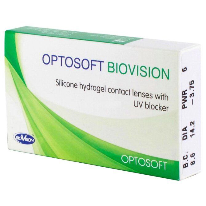 

Линзы Optosoft Biovision (6 линз) -3.75 R.8.6, Biovision 6 линз