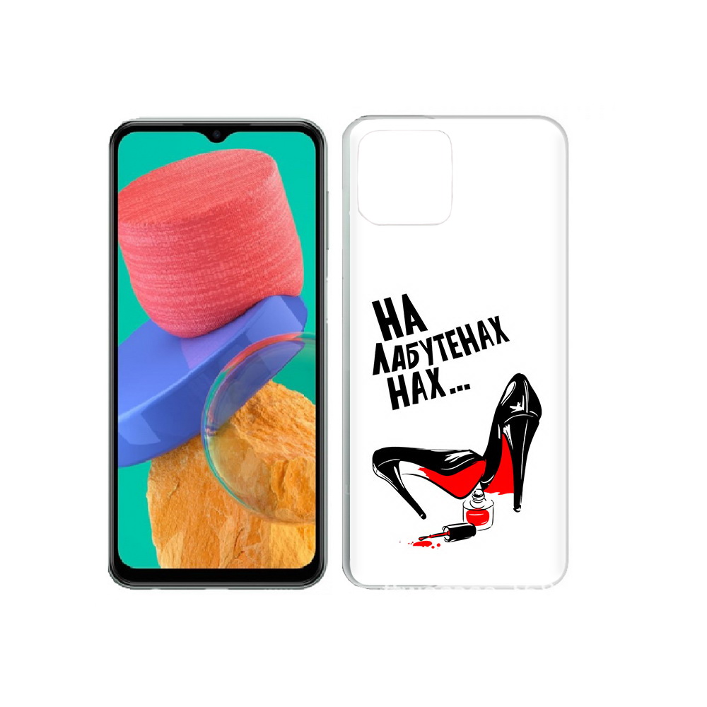 

Чехол MyPads Tocco для Samsung Galaxy M33 на лабутенах (PT227322.603.493), Прозрачный, Tocco