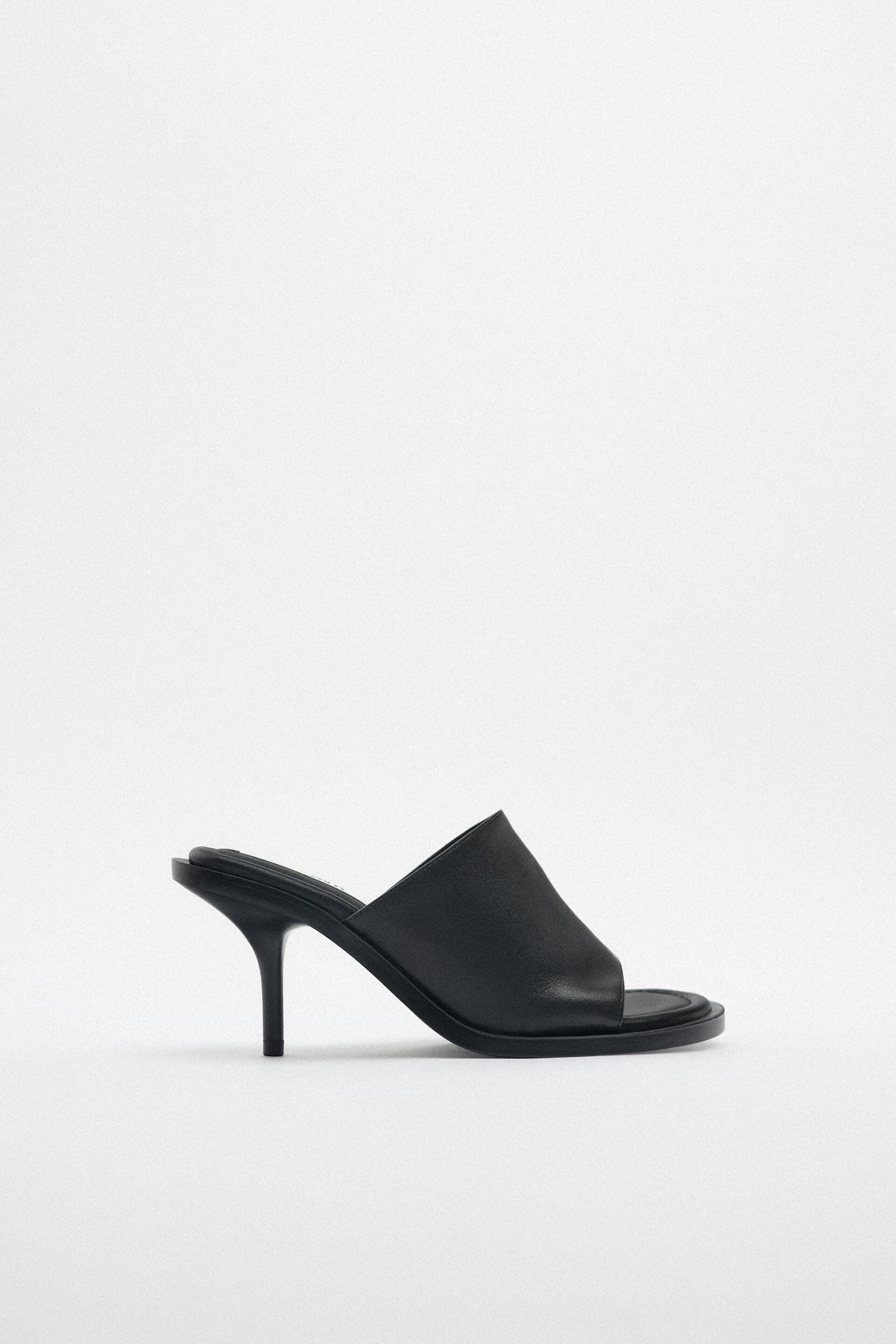 

Мюли женские ZARA 177668 черные 39 RU (доставка из-за рубежа), 177668