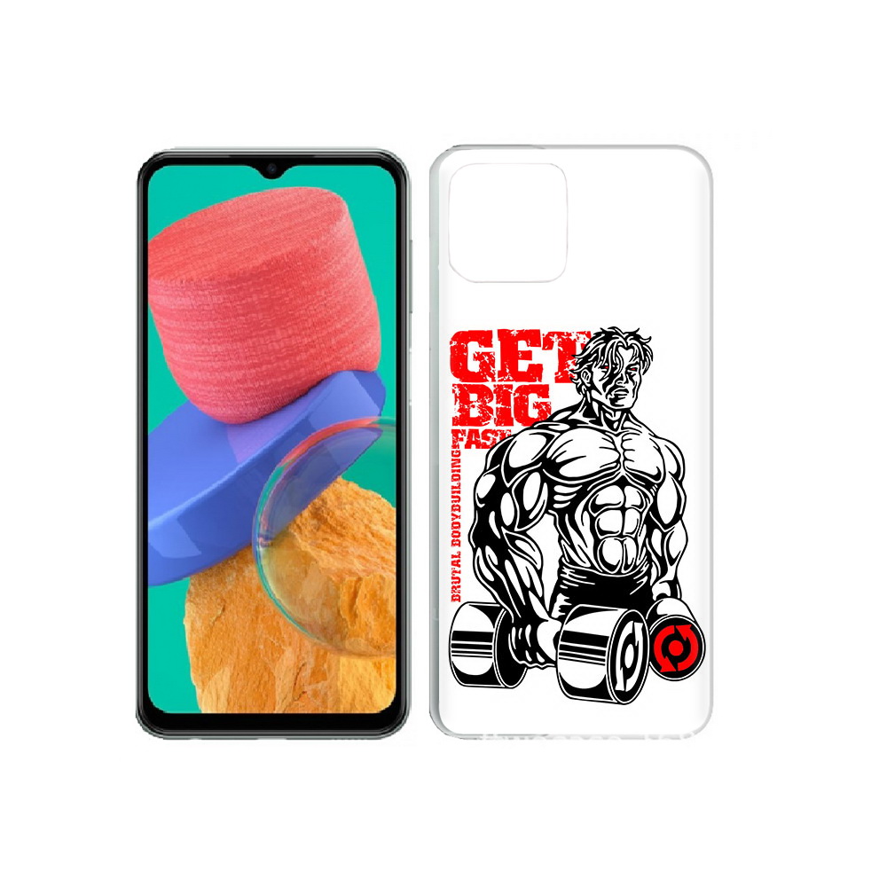 

Чехол MyPads Tocco для Samsung Galaxy M33 накаченное тело (PT227322.603.495), Прозрачный, Tocco
