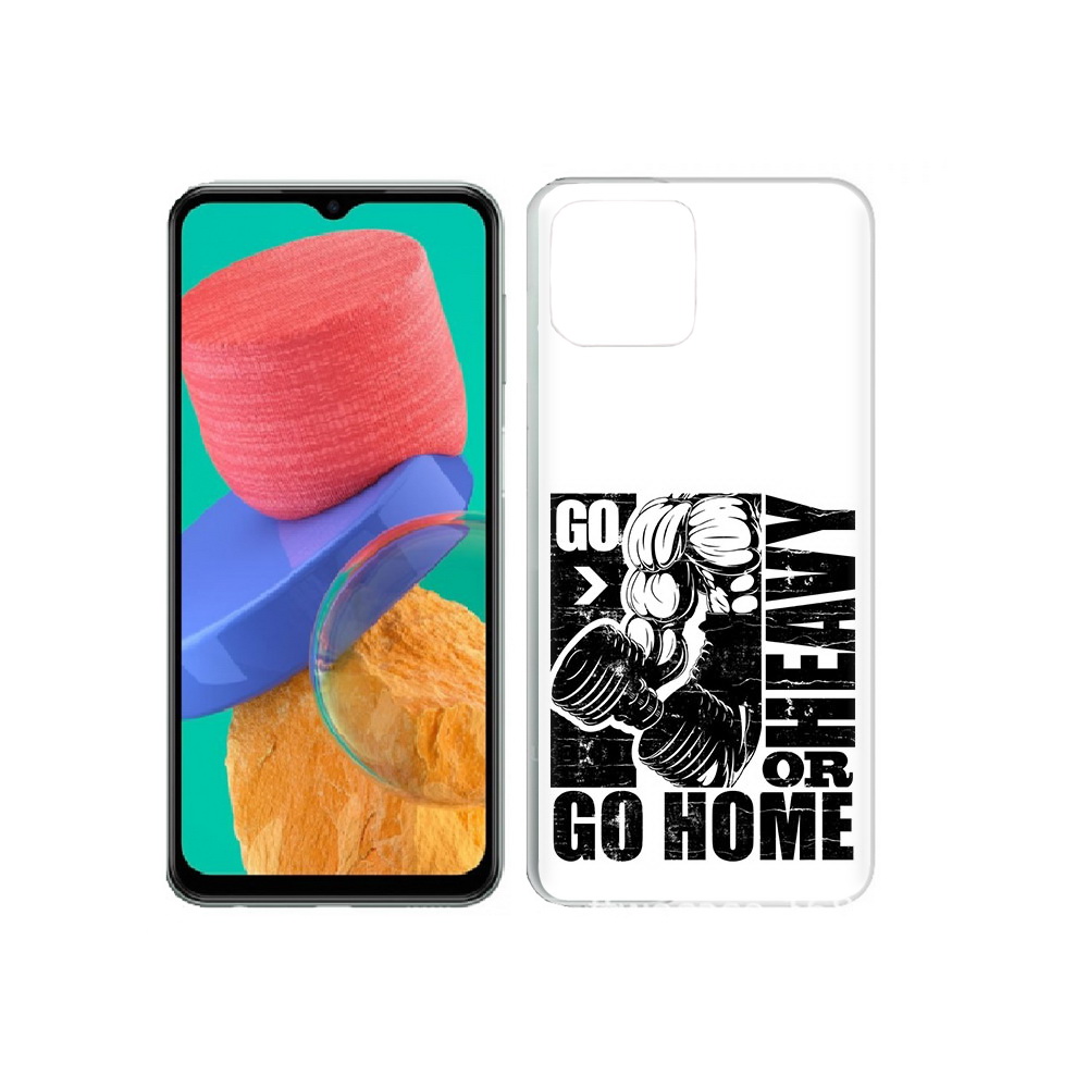 

Чехол MyPads Tocco для Samsung Galaxy M33 накаченные руки (PT227322.603.496), Прозрачный, Tocco