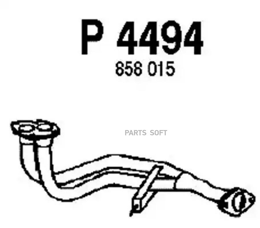 

Трубопровод выпускной opel astra f 1.8 93-98