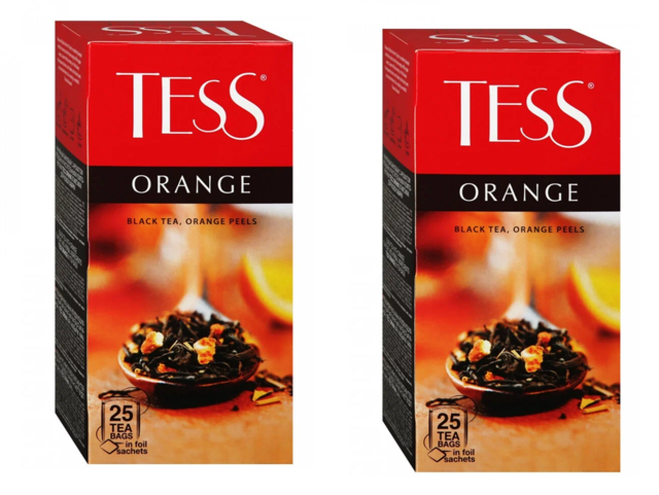

Чай черный Tess Orange, 25 пакетиков по 1,5 г, 2 шт