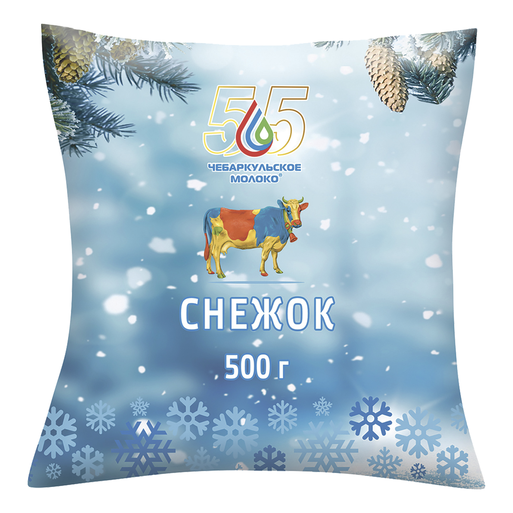 

Напиток кисломолочный Чебаркульское молоко Снежок йогуртный 2,5% 500 г