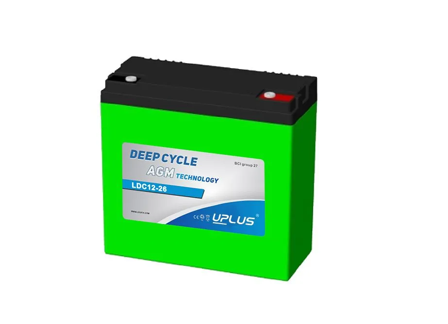 Аккумулятор автомобильный  UPLUS AGM Leoch Deep Cycle LDC12-26 12V 26Ah