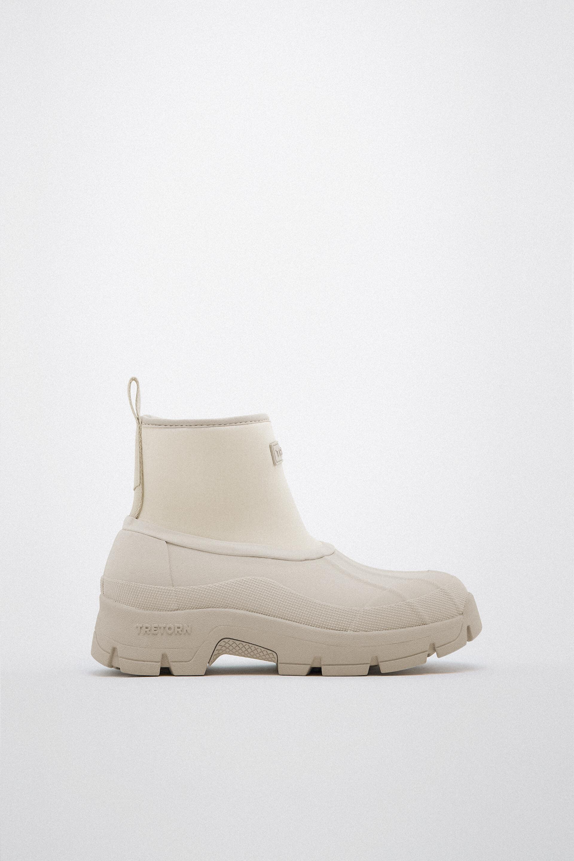 

Сноубутсы женские ZARA 13904010 белые 37 RU (доставка из-за рубежа), 13904010