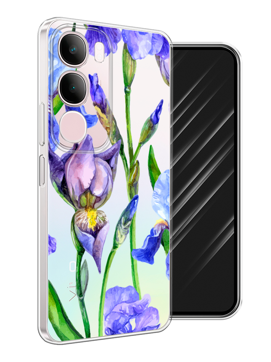 

Чехол Awog на Vivo Y19s "Синие ирисы", Фиолетовый;голубой;зеленый, 2612350-1