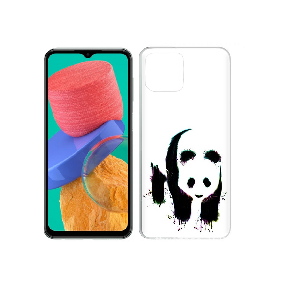 

Чехол MyPads Tocco для Samsung Galaxy M33 панда в акварели (PT227322.603.532), Прозрачный, Tocco