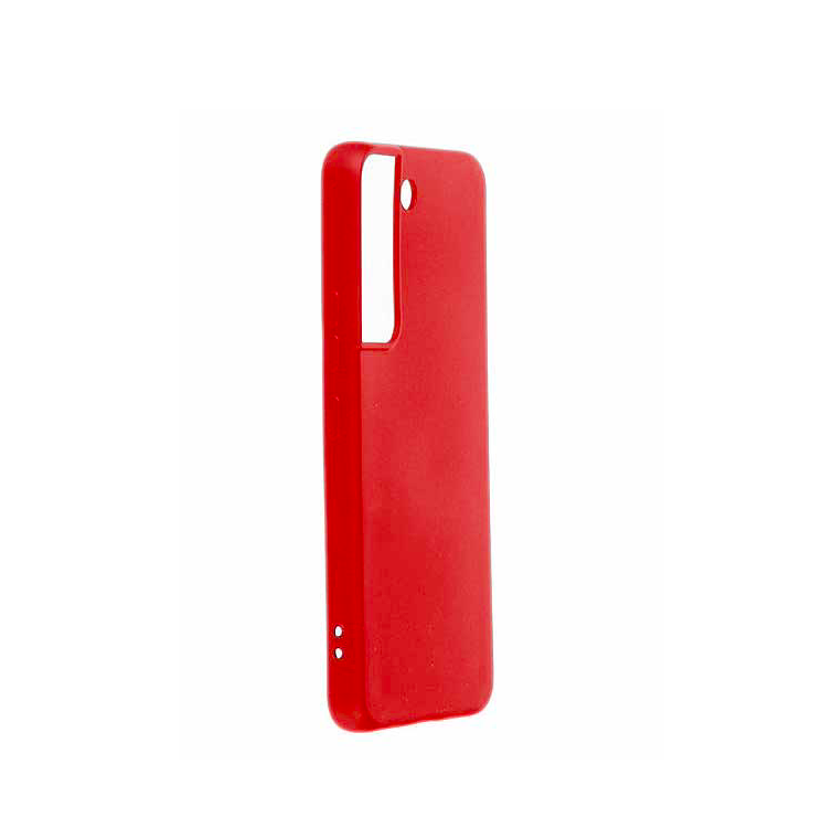 Чехол силиконовый Red Line  Samsung Galaxy S22, красный, с микрофиброй УТ000030410