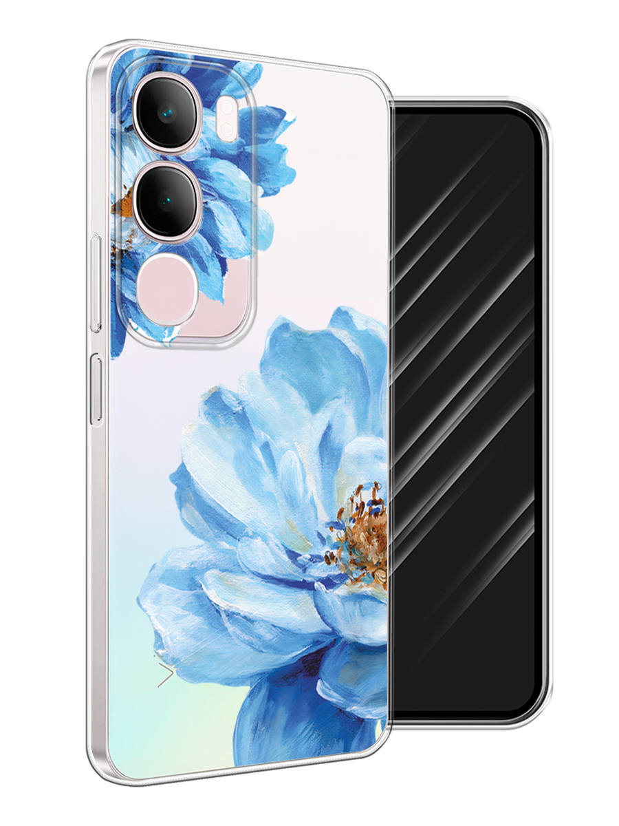 

Чехол Awog на Vivo Y19s "Голубые клематисы", Голубой, 2612350-1