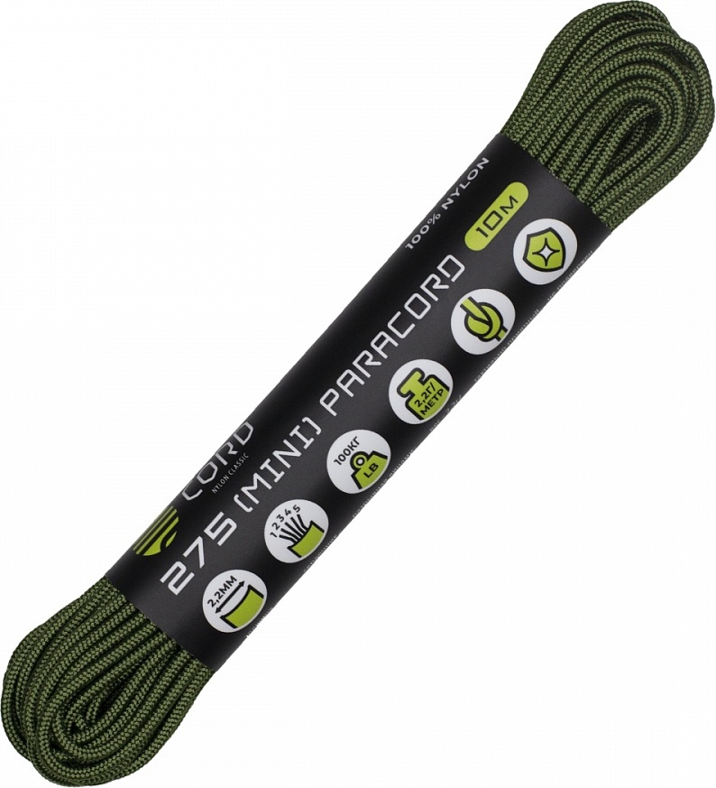 

Паракорд 275 CORD 10м (moss), Зеленый