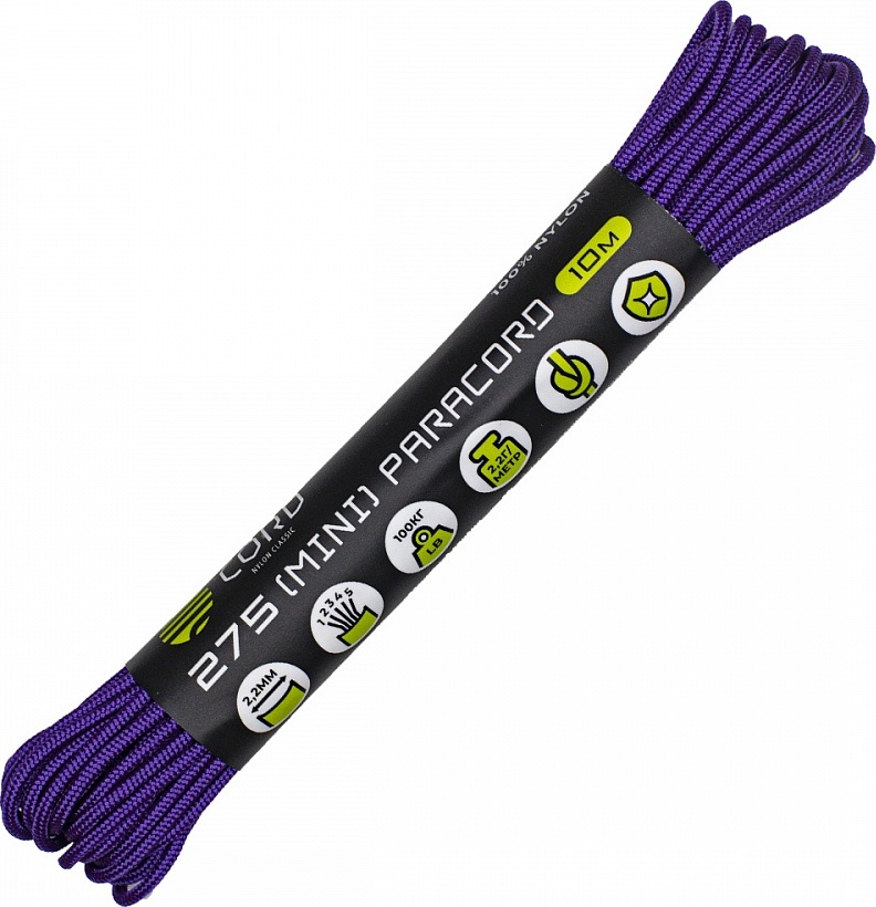 

Паракорд 275 CORD 10м (purple), Фиолетовый