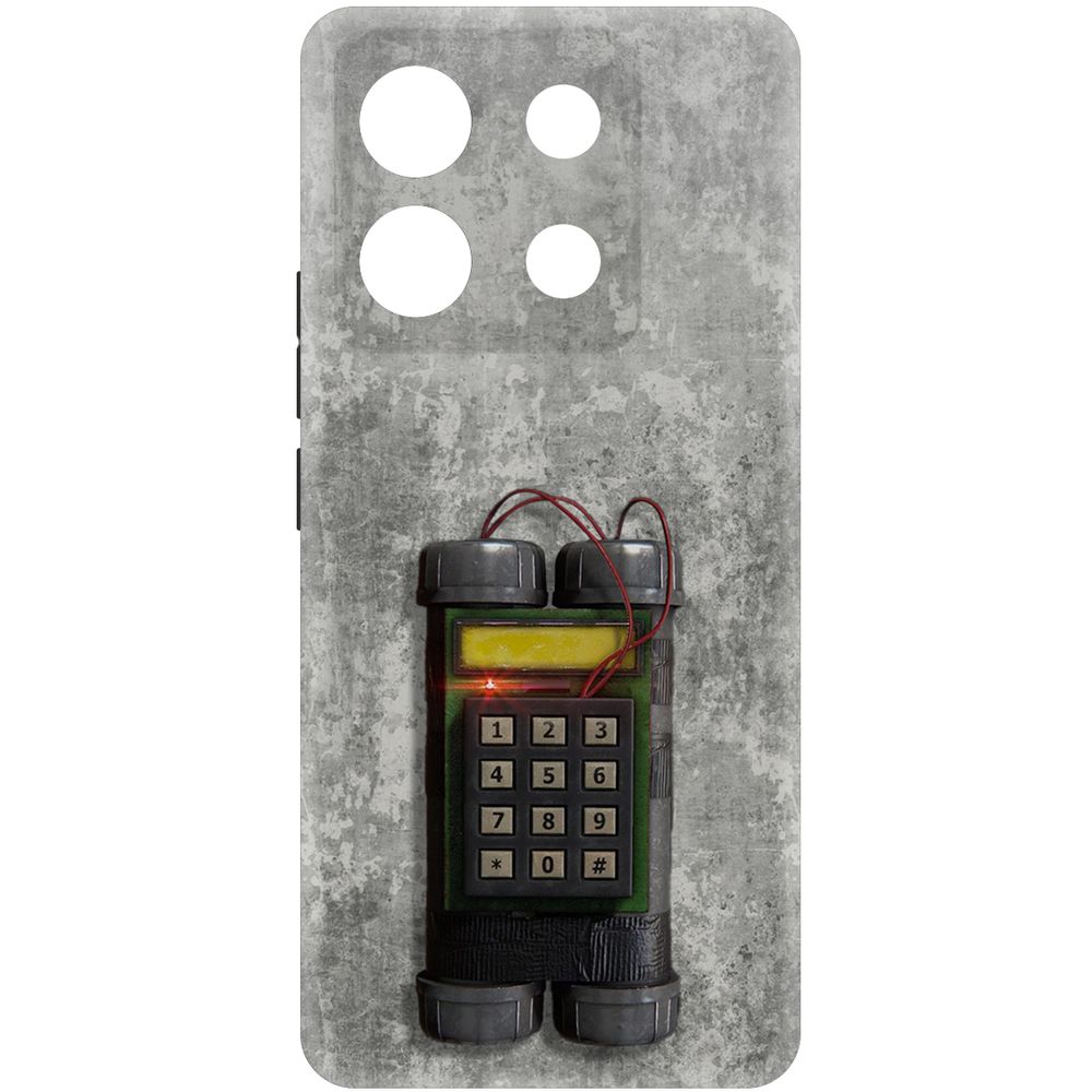 

Чехол-накладка Krutoff Soft Case Cтандофф 2 (Standoff 2) - C4 для Poco X6 черный