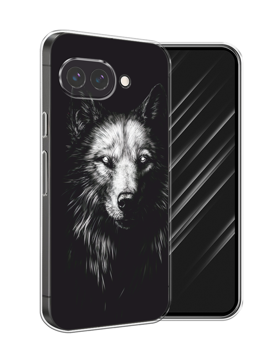 

Чехол Awog на Google Pixel 9a "Волк черно белый", Серый;бежевый;белый, 272250-1