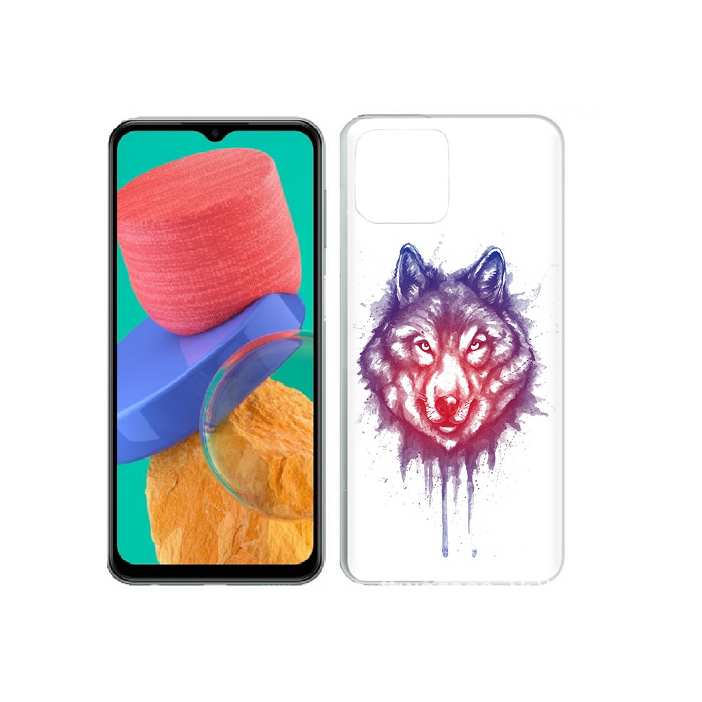 

Чехол MyPads Tocco для Samsung Galaxy M33 пушистый волк (PT227322.603.561), Прозрачный, Tocco