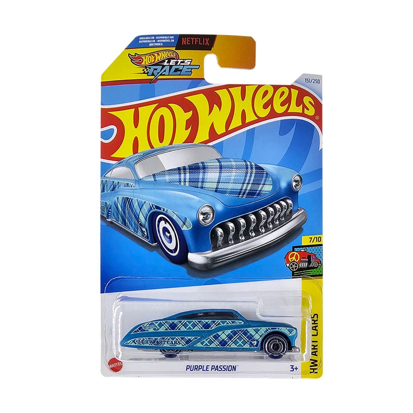 

Машинка металлическая Hot Wheels коллекционная модель Purple Passion TH, Голубой;синий, HW-metall-all