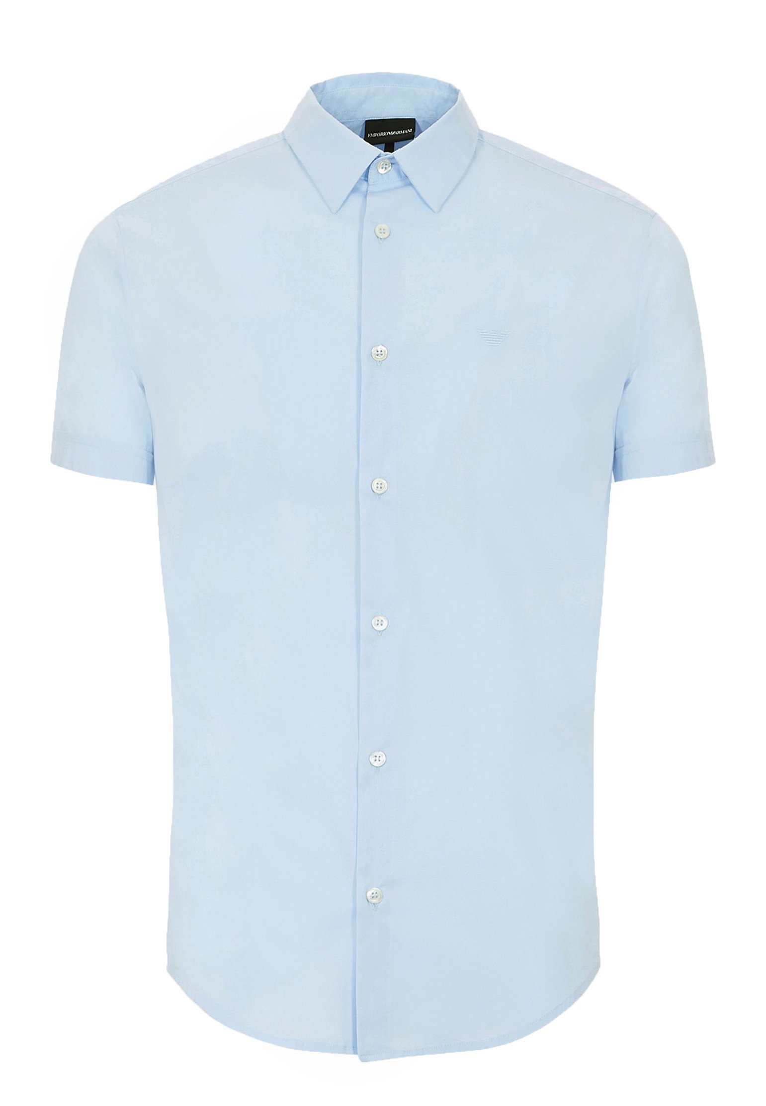 Рубашка мужская Emporio Armani 126902 голубая 3XL