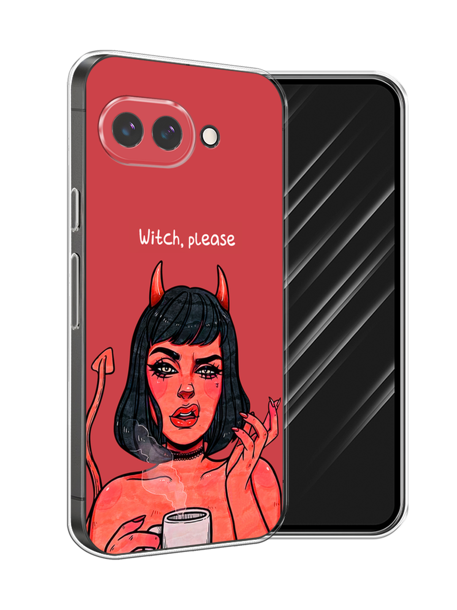 

Чехол Awog на Google Pixel 9a "Evil Girl", Бордовый;черный, 272250-1
