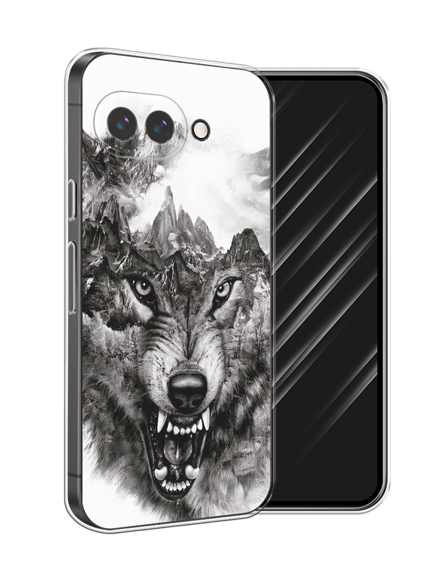 

Чехол Awog на Google Pixel 9a "Волк в горах", Серый;белый;бежевый, 272250-1