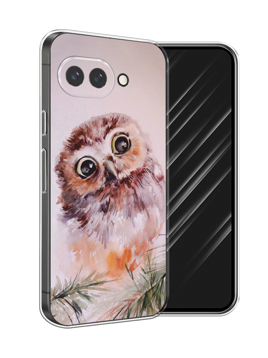 

Чехол Awog на Google Pixel 9a "Сова на розовом", Розовый;коричневый, 272250-1