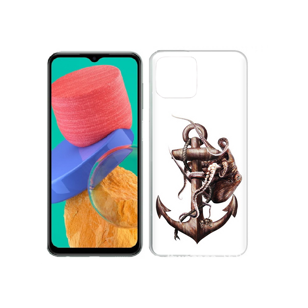 

Чехол MyPads Tocco для Samsung Galaxy M33 ржавый якорь (PT227322.603.579), Прозрачный, Tocco