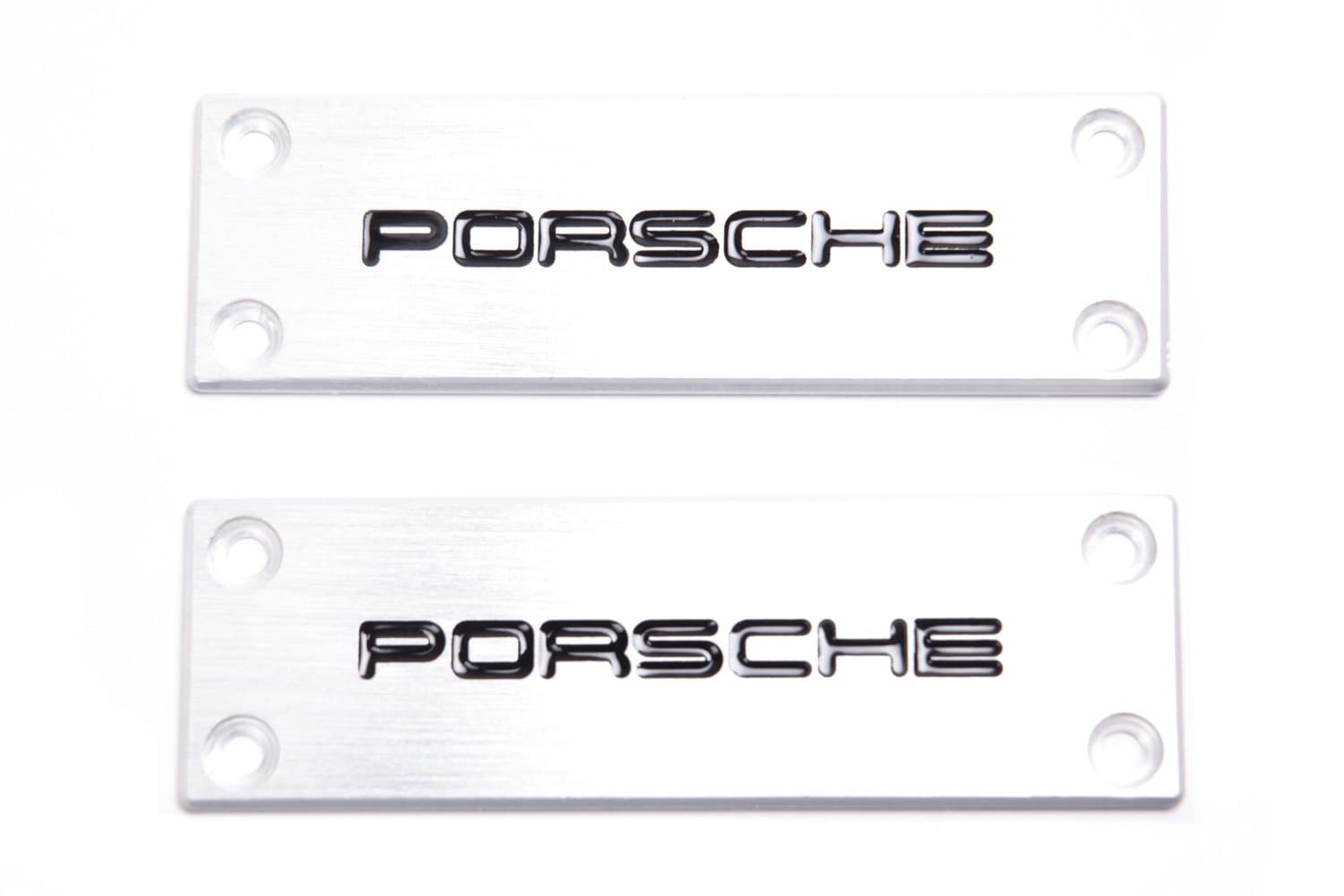 

Шильдик на коврик Porsche 2 шт., Серебристый
