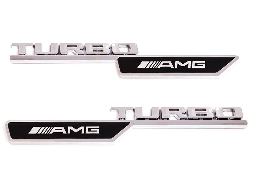 

Шильдики на крылья AMG Turbo 2 штуки