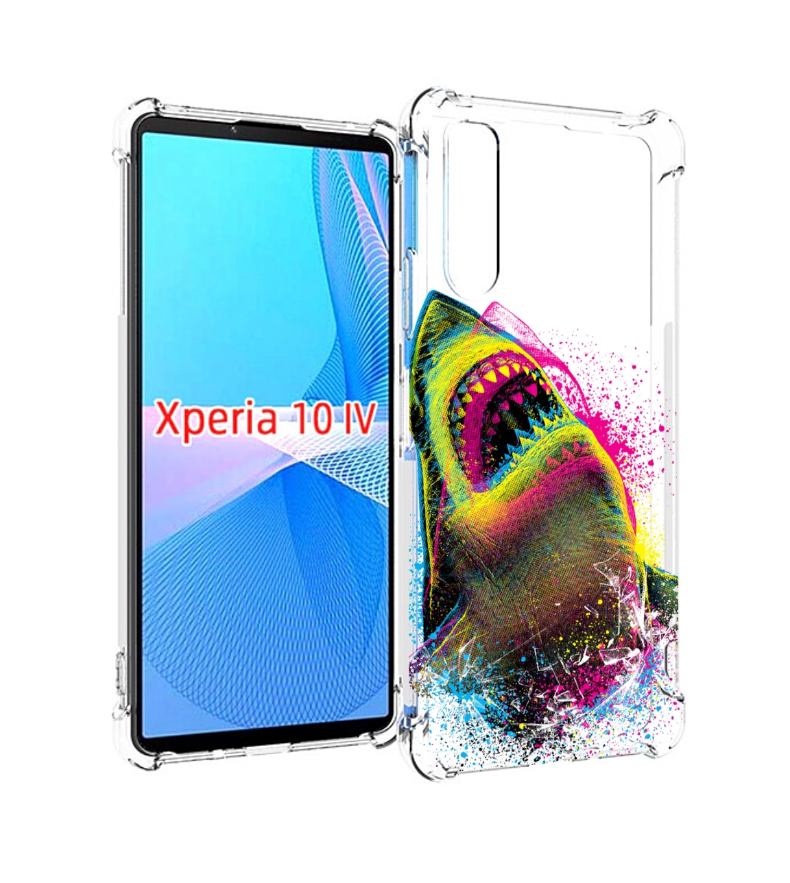 

Чехол MyPads челюсти-2 для Sony Xperia 10 IV (10-4), Прозрачный, Tocco