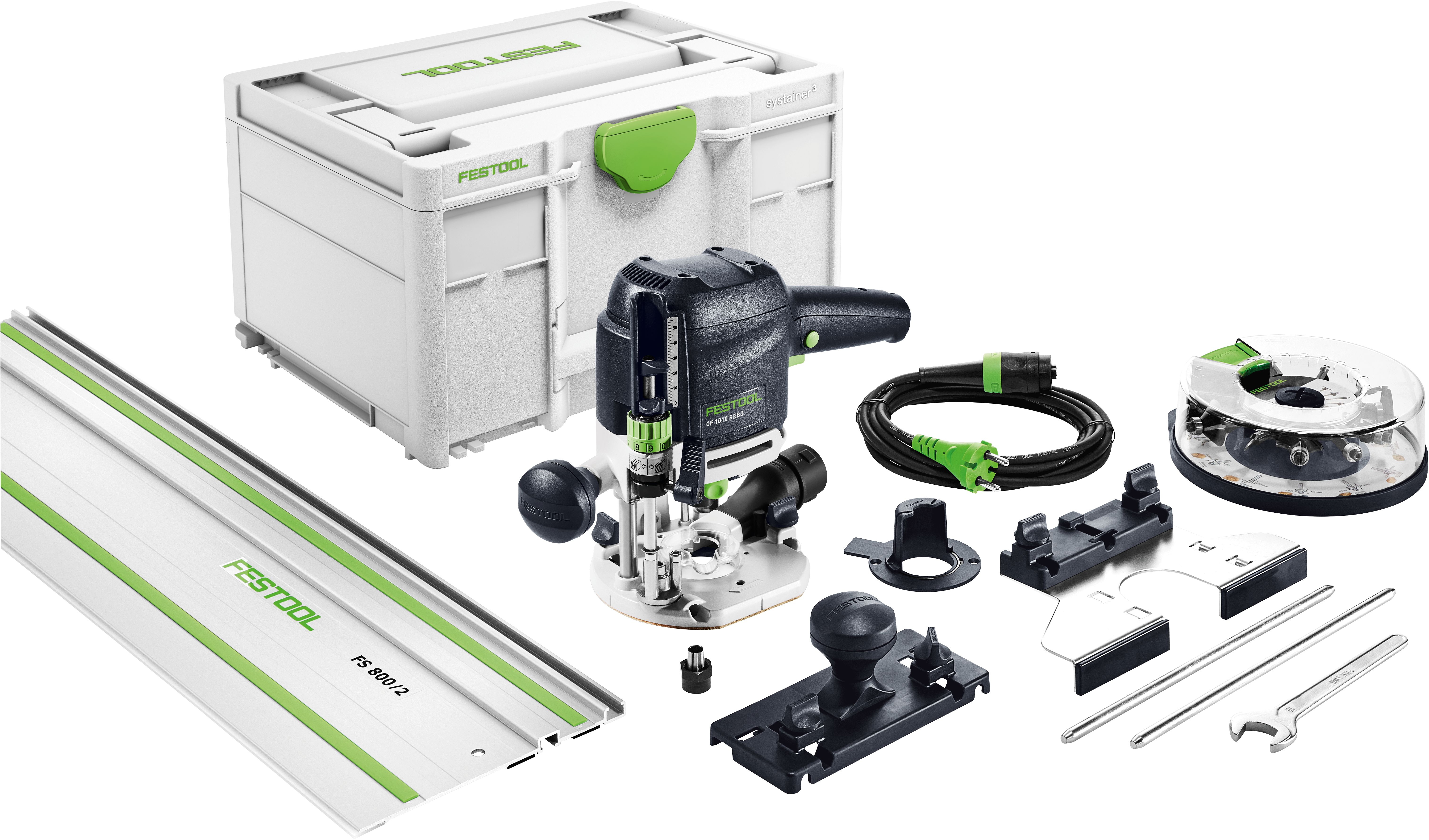 Вертикальный фрезер Festool OF 1010 REBQ-Set + набор фрез 577186