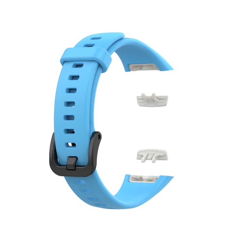

Силиконовый ремешок для Huawei Band 6 / Honor Band 6 (голубой), Huawei Band 6 / Honor Band 6