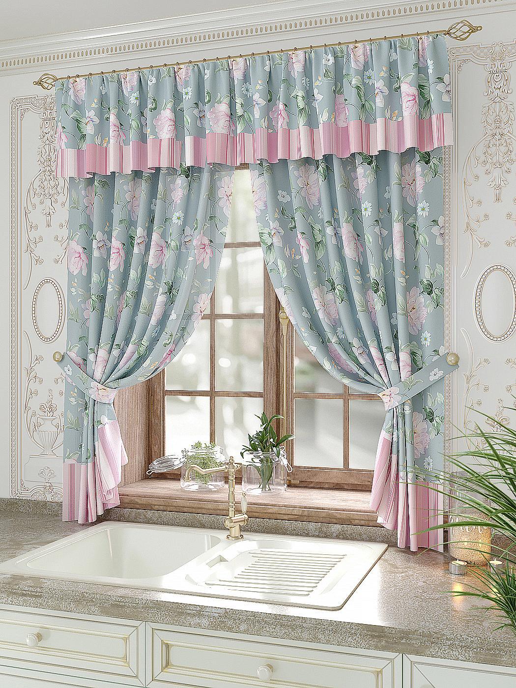 

Комплекты штор AT HOME Джейлис высота 180 см, ширина 150 см, Белый, 934088