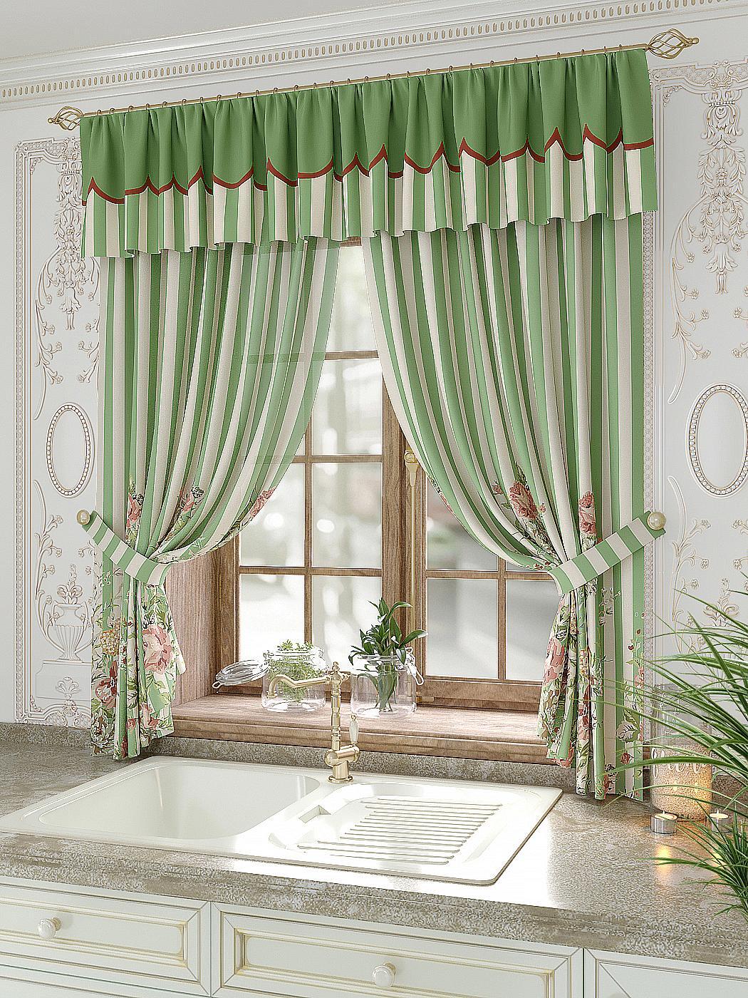 

Комплекты штор AT HOME Ронгинс высота 180 см, ширина 150 см, Белый, 934111