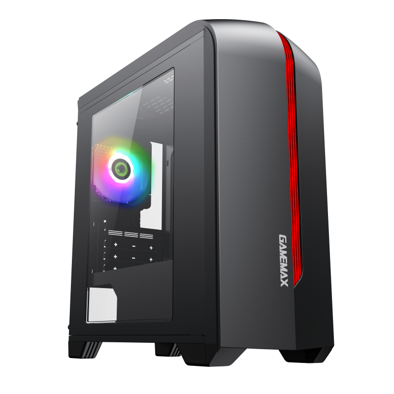 

Корпус компьютерный GameMax Centauri Black Red, Centauri Black Red