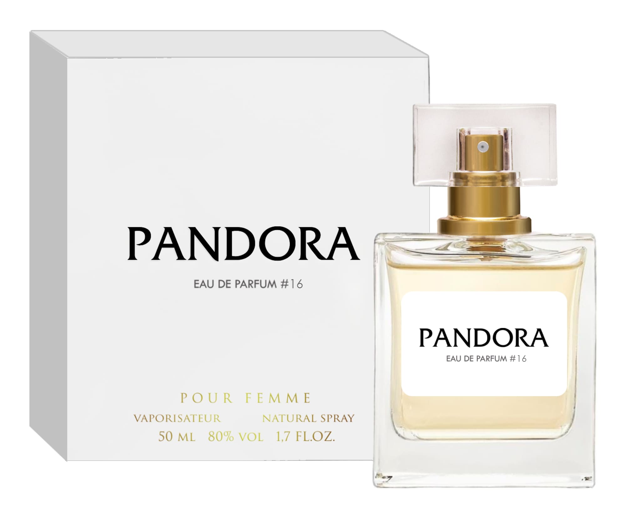 Парфюмерная вода PANDORA №16, 50 мл парфюм aroma box хочу могу maison francis kurkdjian baccarat rouge 540 для нее