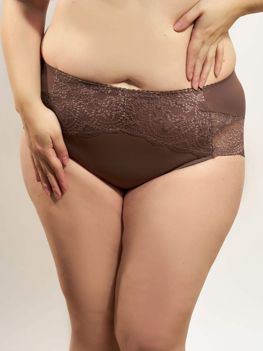 

Трусы женские Настроение женщины T00013 коричневые 4XL, Коричневый, T00013