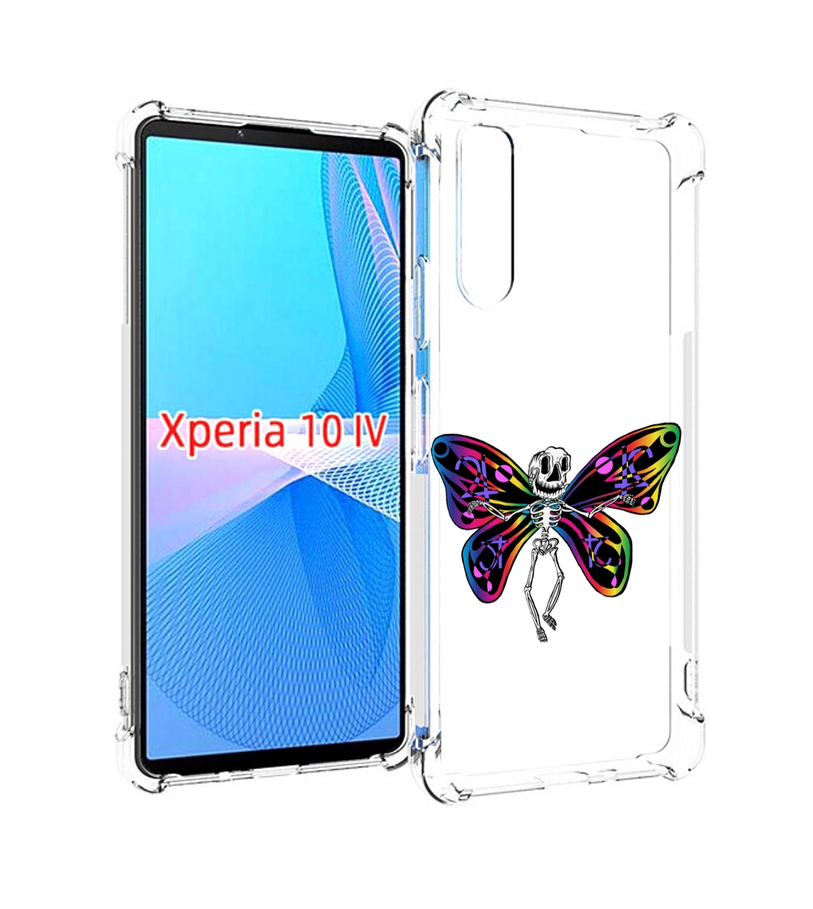 

Чехол MyPads эффект бабочки для Sony Xperia 10 IV (10-4), Прозрачный, Tocco