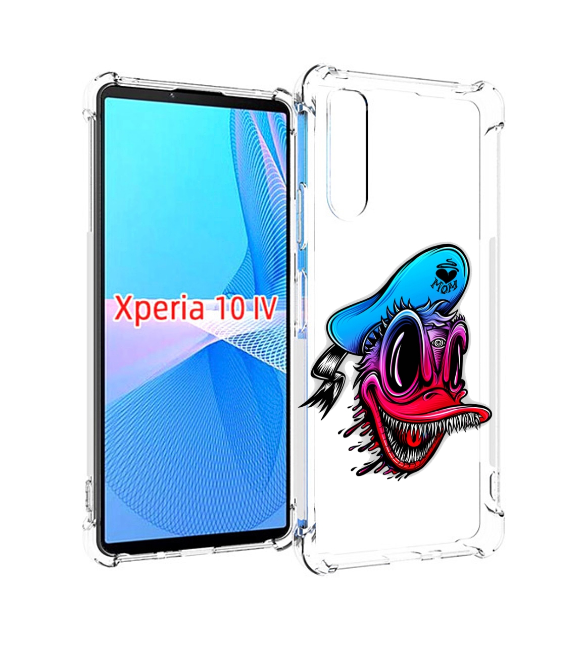 

Чехол MyPads Дональд для Sony Xperia 10 IV (10-4), Прозрачный, Tocco