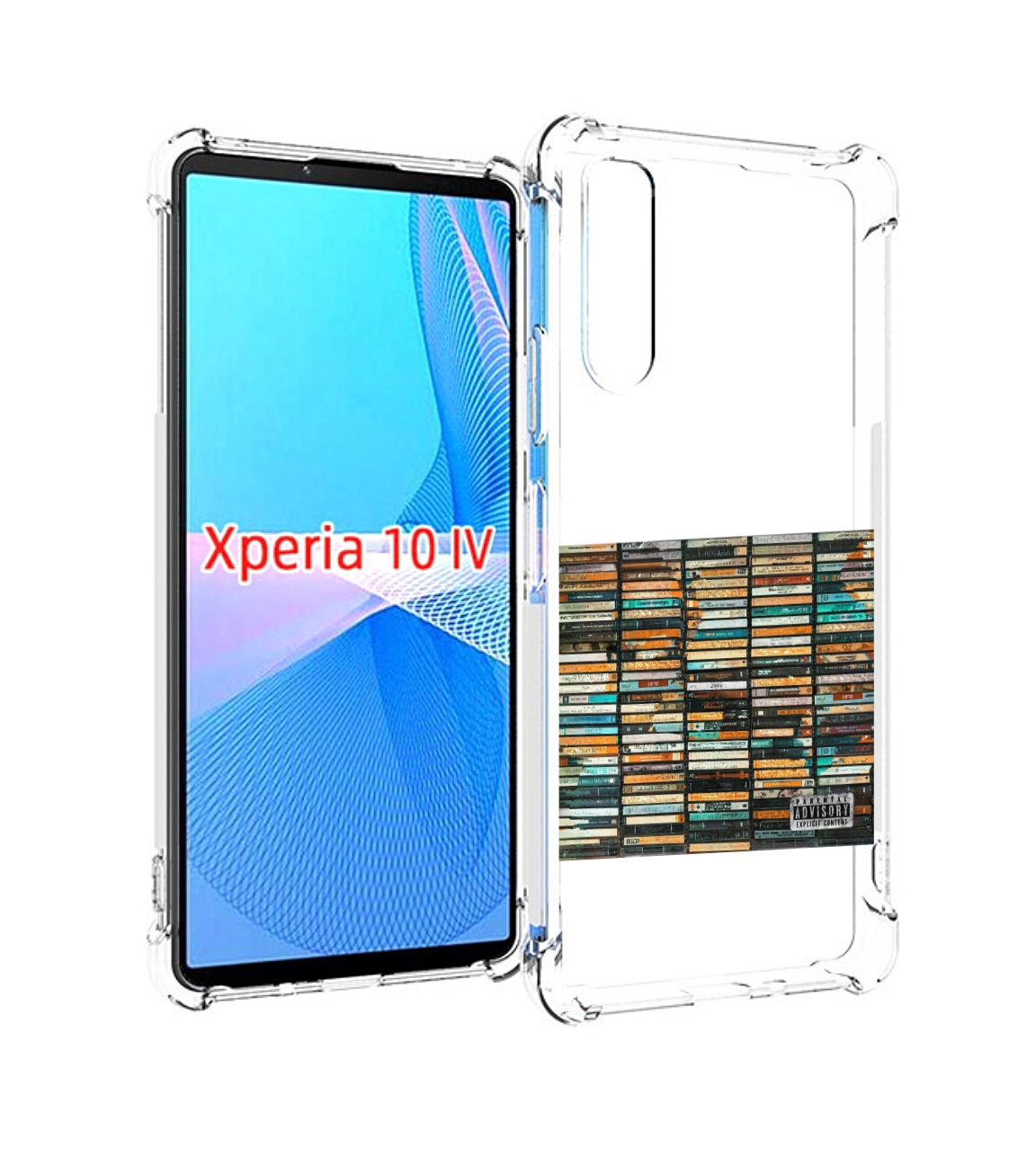

Чехол MyPads 2004 Скриптонит для Sony Xperia 10 IV (10-4), Прозрачный, Tocco