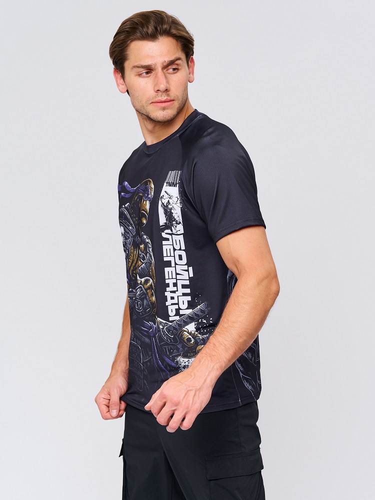 фото Футболка мужская legenda turtle dry-fit t-shirt черная m