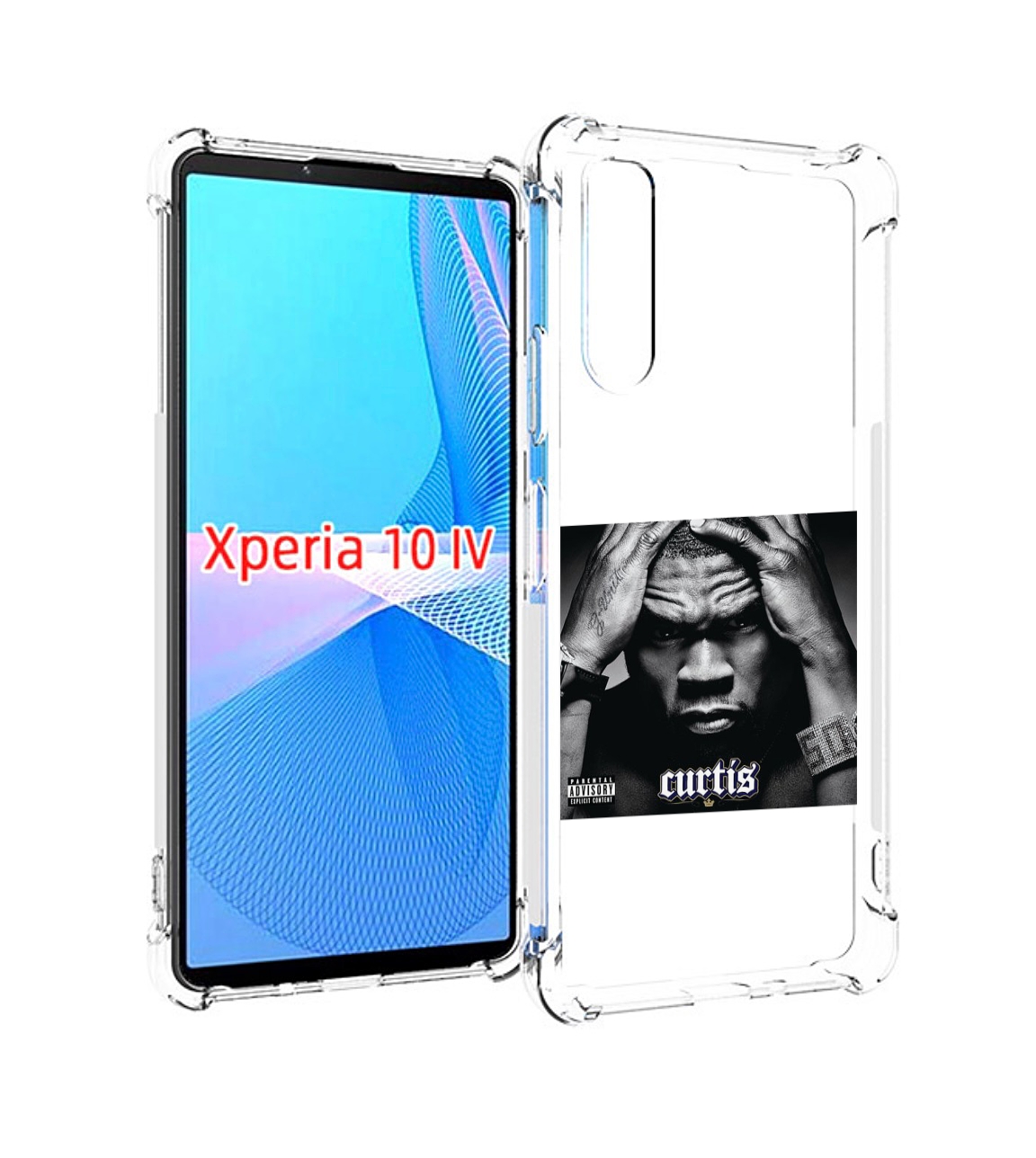 

Чехол MyPads 50 Cent - Curtis для Sony Xperia 10 IV (10-4), Прозрачный, Tocco