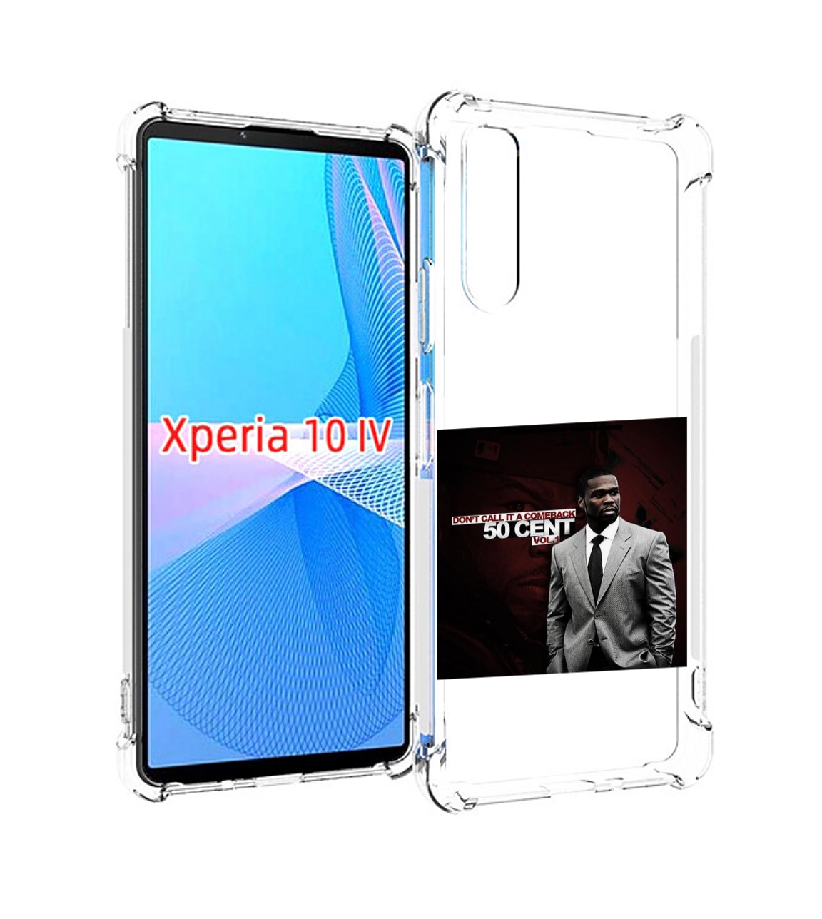 

Чехол MyPads 50 Cent - Dont Call It A Comeback Vol для Sony Xperia 10 IV (10-4), Прозрачный, Tocco