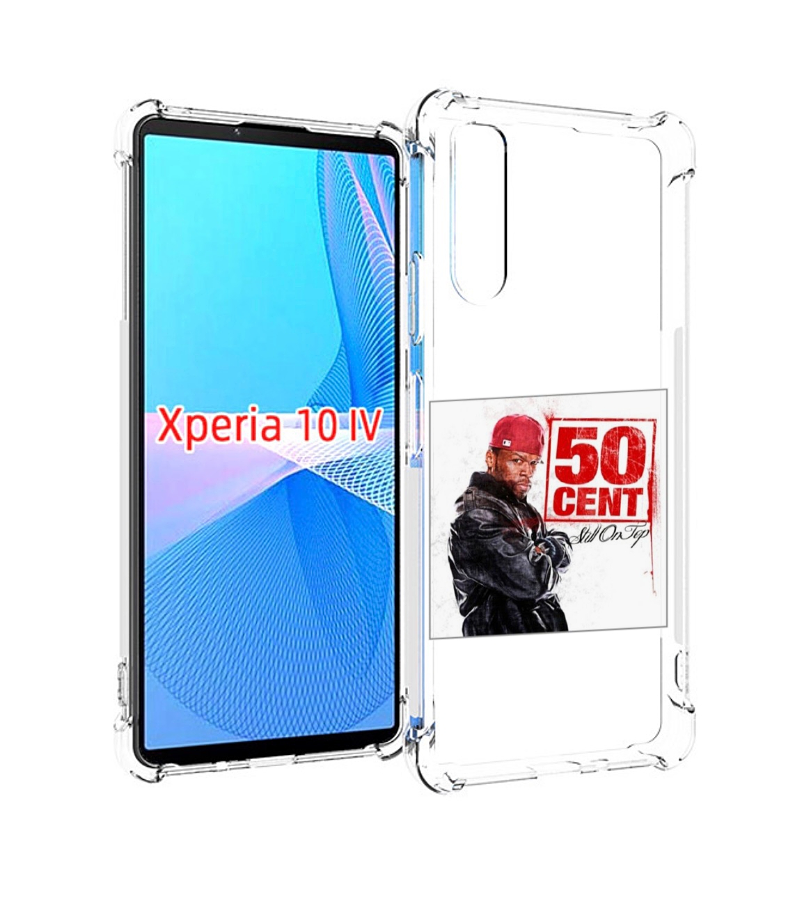 

Чехол MyPads 50 Cent - Still On Top для Sony Xperia 10 IV (10-4), Прозрачный, Tocco