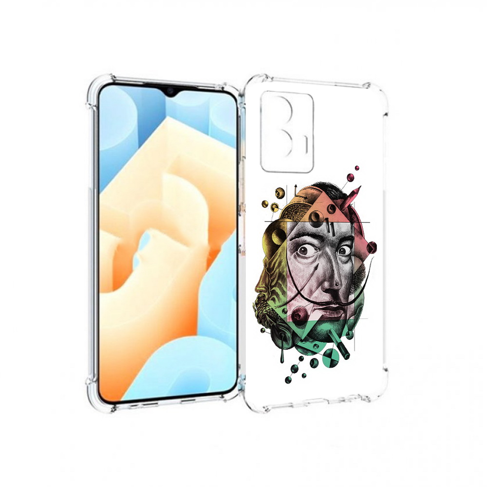 

Чехол MyPads Tocco для Vivo U5 разноцветное лицо абстракция (PT226979.416.570), Прозрачный, Tocco