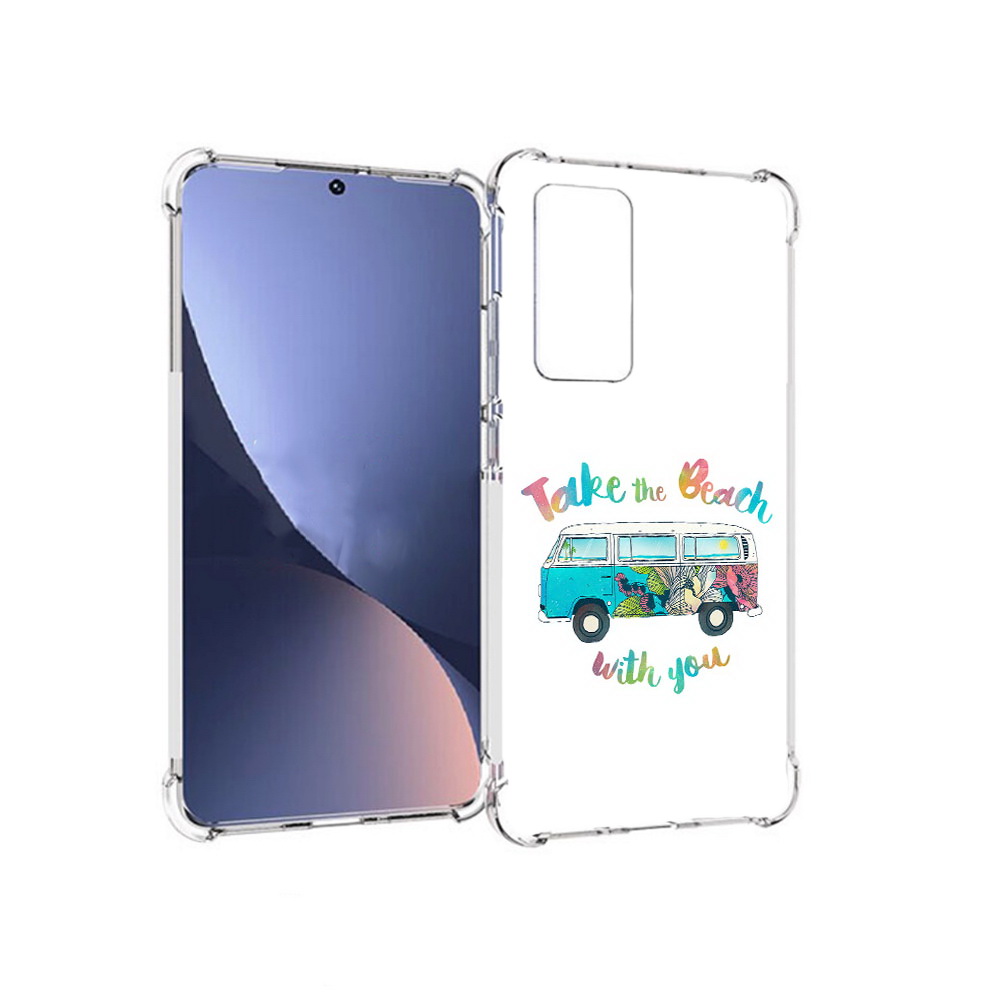 

Чехол MyPads Tocco для Xiaomi 12 Хиппи автобус (PT226952.288.190), Прозрачный, Tocco