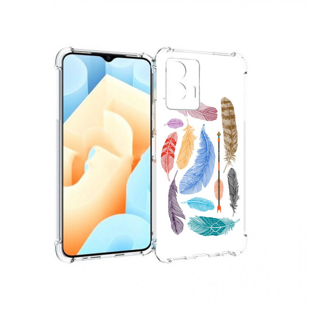 

Чехол MyPads Tocco для Vivo U5 разноцветные перья (PT226979.416.572), Прозрачный, Tocco