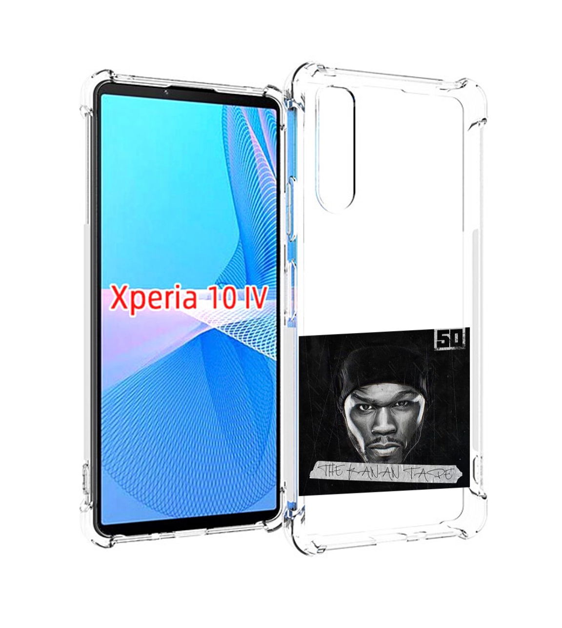 

Чехол MyPads 50 Cent - The Kanan Tape для Sony Xperia 10 IV (10-4), Прозрачный, Tocco