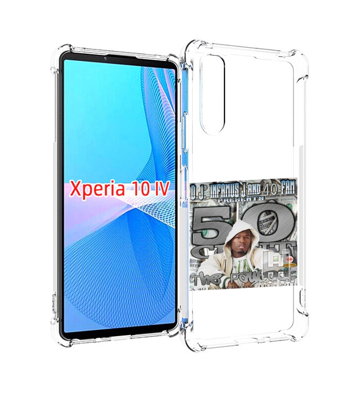 

Чехол MyPads 50 Cent - The Payback для Sony Xperia 10 IV (10-4), Прозрачный, Tocco