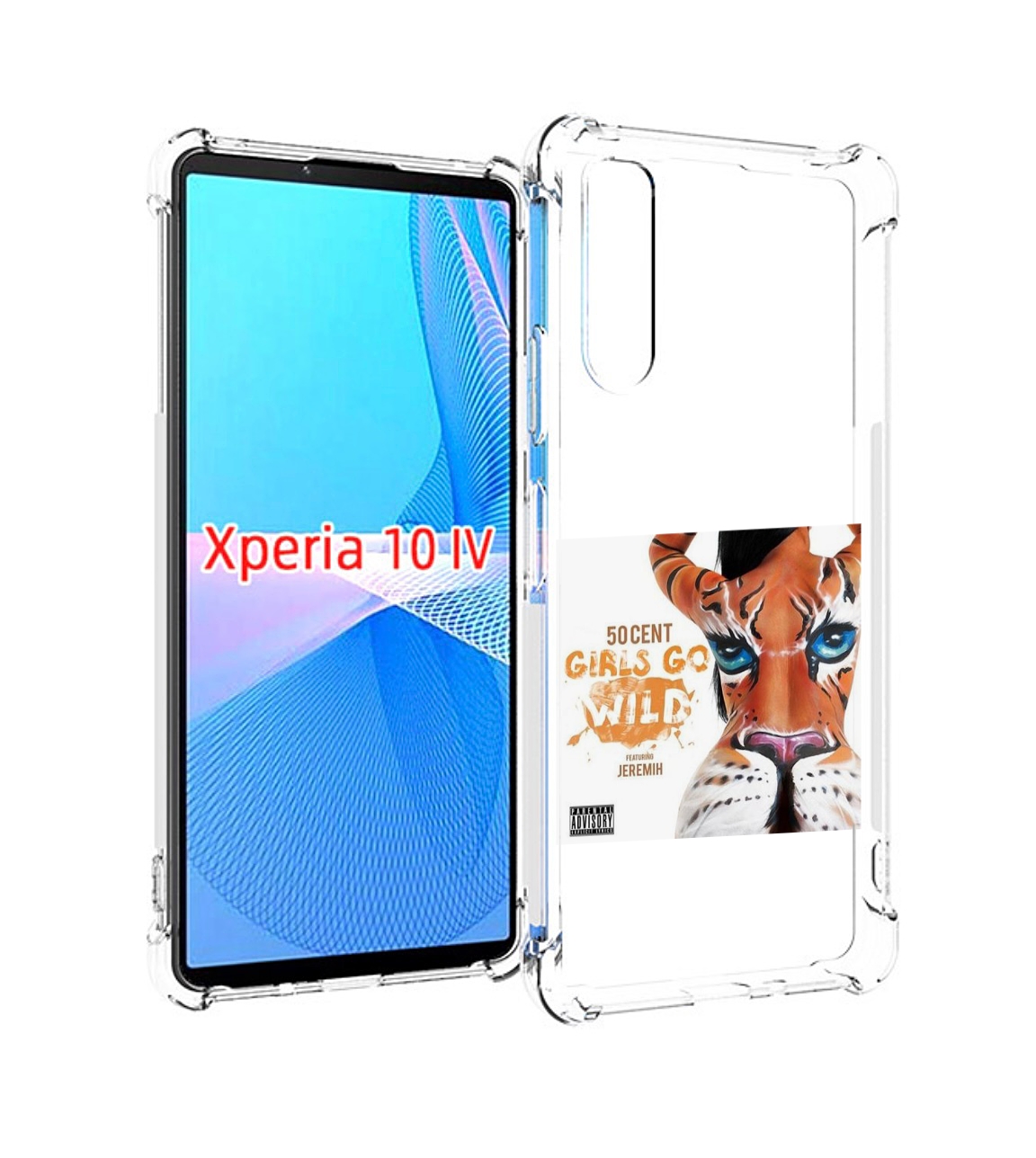 

Чехол MyPads 50 Cent Feat для Sony Xperia 10 IV (10-4), Прозрачный, Tocco